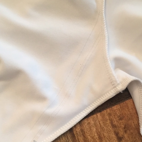 Child Size White Leotard - Picture 3 of 5